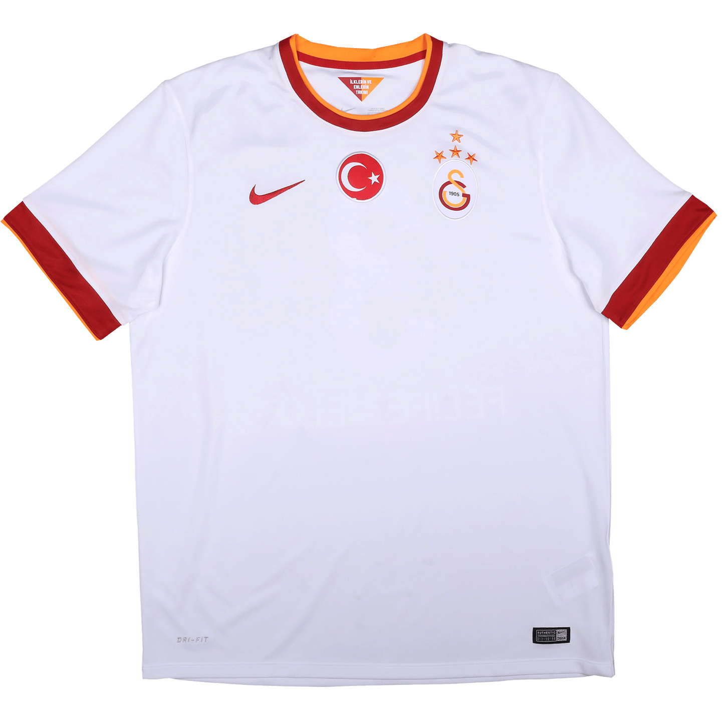Galatasaray 2014-15 Away Jersey Felipe Melo #3 Kit - (8.5/10) - XL