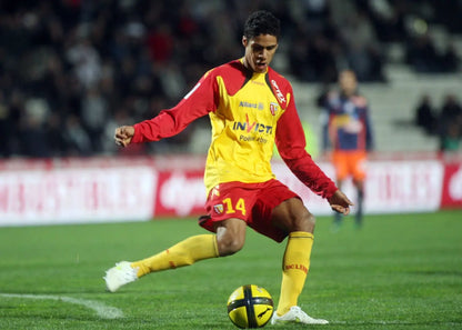 RC Lens 2010-11 Home Jersey Raphael Varane #14 L/S Kit - (9/10) - XL