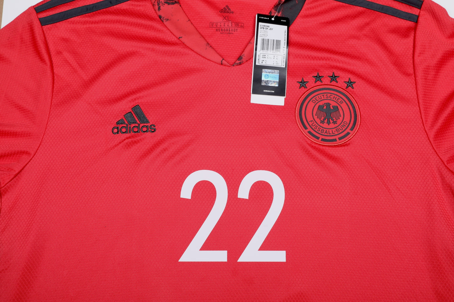 Germany 2020-21 GK Jersey Marc-Andre ter Stegen #22 L/S Kit - XL *BNWT*