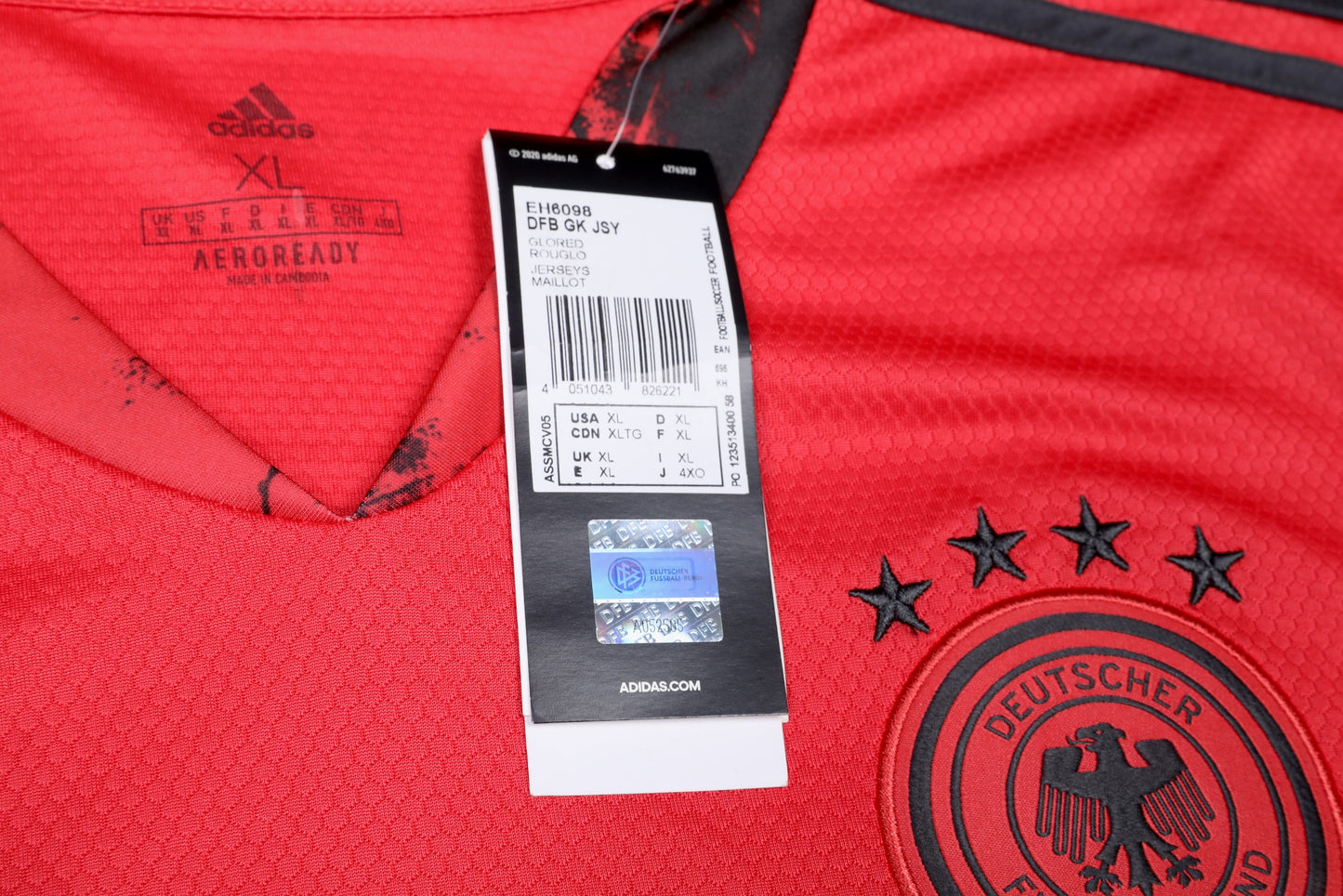 Germany 2020-21 GK Jersey Marc-Andre ter Stegen #22 L/S Kit - XL *BNWT*