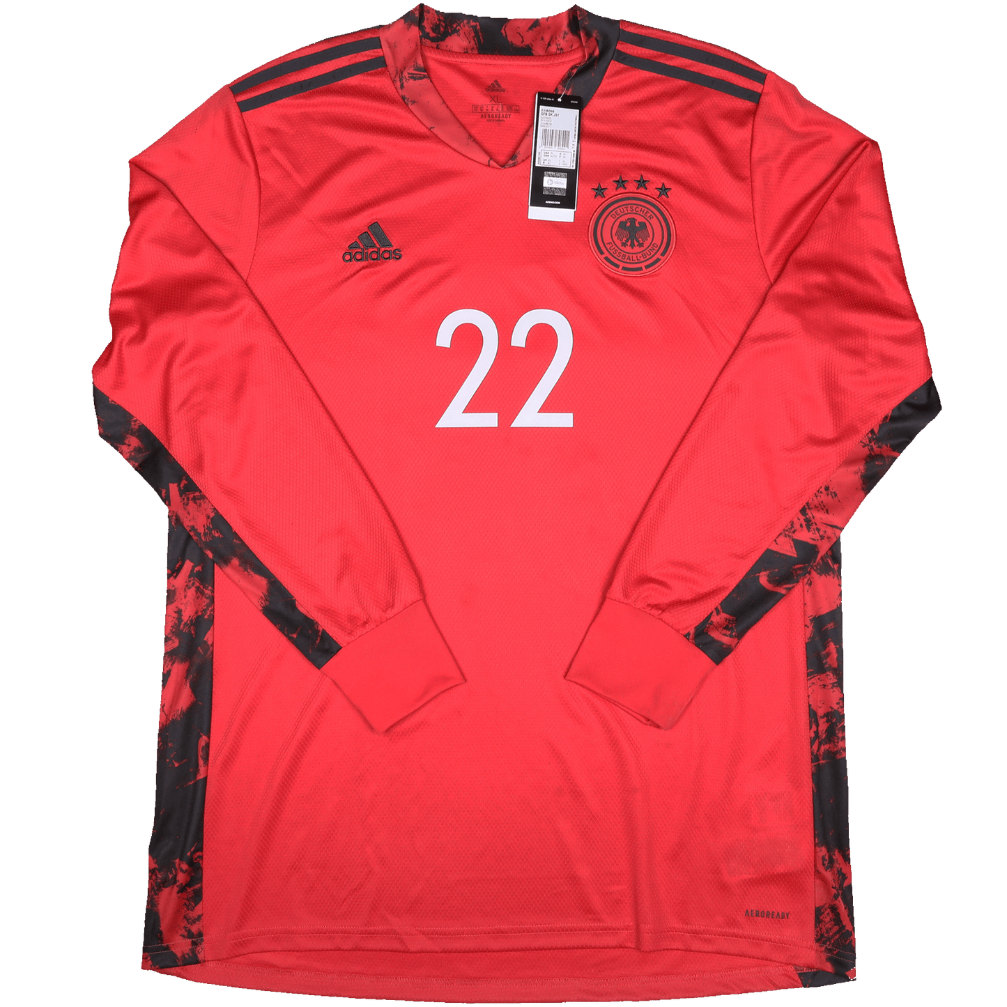 Germany 2020-21 GK Jersey Marc-Andre ter Stegen #22 L/S Kit - XL *BNWT*